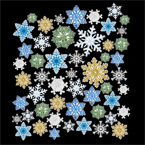 Snowflake Pack - Set 50 Fulgi de Nea Snowflake Pack - Set 50 Fulgi de Nea